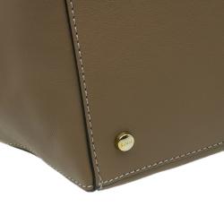 مملوكة مسبقًا Tod's Beige Leather Small CC Zip Tote Bag