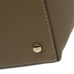 مملوكة مسبقًا Tod's Beige Leather Small CC Zip Tote Bag