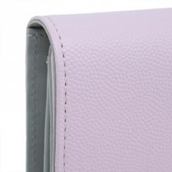 Pre Owned Tod's Light Pink Leather Foldover Logo Wallet