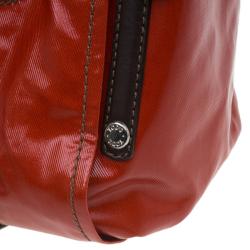 مملوكة مسبقًا Tod's Orange Coated Canvas Mini G-Line Easy Sacca Shoulder Bag