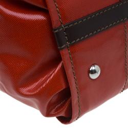 مملوكة مسبقًا Tod's Orange Coated Canvas Mini G-Line Easy Sacca Shoulder Bag