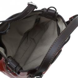 مملوكة مسبقًا Tod's Orange Coated Canvas Mini G-Line Easy Sacca Shoulder Bag