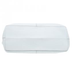 Pre Owned Tod's White leather Toujours Shopping Tote