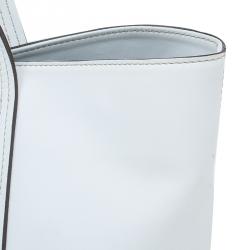 Pre Owned Tod's White leather Toujours Shopping Tote