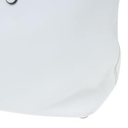 Pre Owned Tod's White leather Toujours Shopping Tote