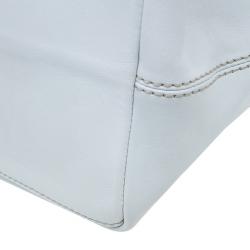 Pre Owned Tod's White leather Toujours Shopping Tote