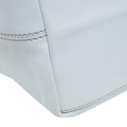 Pre Owned Tod's White leather Toujours Shopping Tote