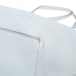 Pre Owned Tod's White leather Toujours Shopping Tote