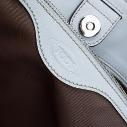 Pre Owned Tod's White leather Toujours Shopping Tote