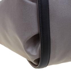 Tod's Beige Coated Canvas G-Line Sacca Tote 