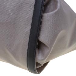 Tod's Beige Coated Canvas G-Line Sacca Tote 