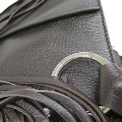 Pre Owned  Tod's  Brown Fringe Leather Tote