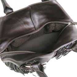 Pre Owned  Tod's  Brown Fringe Leather Tote
