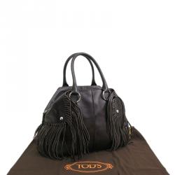 Pre Owned  Tod's  Brown Fringe Leather Tote