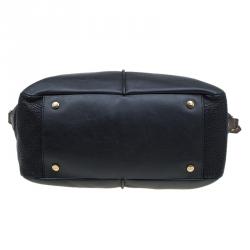 Pre Owned Tod's Black Leather Medium Tote