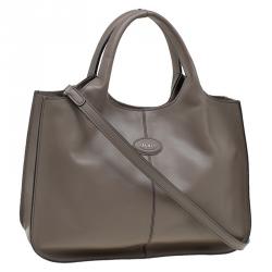 Pre Owned حقيبة شوبر تودز دوتس جلد بيج