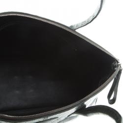 Pre Owned Tod's Dark Green Alligator Lady D Zip Tote