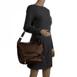 Pre Owned Tod's Bronze Leather Hobo