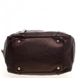 Pre Owned Tod's Bronze Leather Hobo