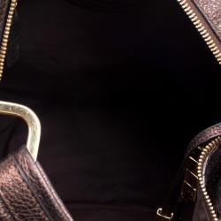 Pre Owned Tod's Bronze Leather Hobo
