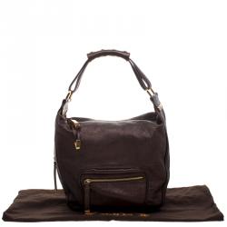 Pre Owned Tod's Bronze Leather Hobo