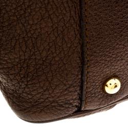 Pre Owned Tod's Bronze Leather Hobo