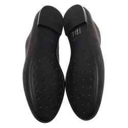 Pre Owned Tod's Grey Suede Smoking Slippers Size 37