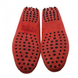 مملوكة مسبقًا Tod's Candy Pink Suede Bow Loafers Size 40