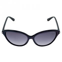 Pre Owned Tom Ford Two Tone Priscila Cat Eye Sunglasses