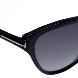 Pre Owned Tom Ford Two Tone Priscila Cat Eye Sunglasses