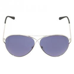 Pre Owned Tom Ford Silver Peter Aviators
