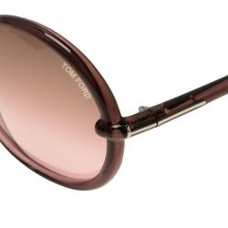 Pre Owned Tom Ford Lilac Caithlyn TF 167 Sunglasses