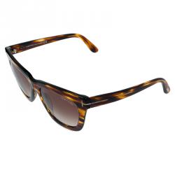 Pre Owned Tom Ford Tortoise Frame Celina Sunglasses