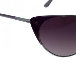 Pre Owned نظارة شمسية توم فورد شيلد فاندا بنفسجي عين القطة