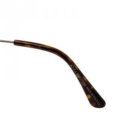 Pre Owned Tom Ford Silver and Tortoise Rick Aviator Sunglasses