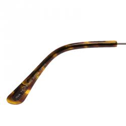 Pre Owned Tom Ford Silver and Tortoise Rick Aviator Sunglasses