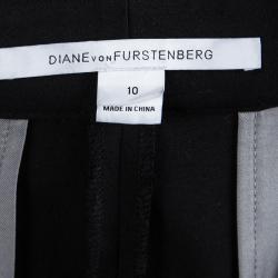 Tom Ford Black Wool Tailored Trousers M