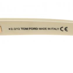 Pre Owned Tom Ford  Brown TF305 Oversized Shield Olga Sunglasses