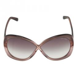 Pre Owned Tom Ford Grey and Purple Margot Sunglasses