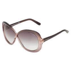 Pre Owned Tom Ford Grey and Purple Margot Sunglasses