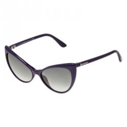 Pre Owned Tom Ford Purple Anastasia Cat Eye Sunglasses