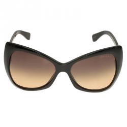 مملوكة مسبقًا نظارة شمسية توم فورد فراشة سوداء كبيرة