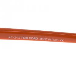 Pre Owned Tom Ford Orange Anastasia Cat Eye Sunglasses