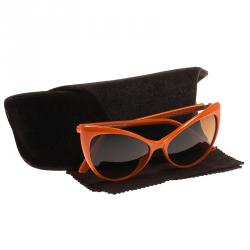 Pre Owned Tom Ford Orange Anastasia Cat Eye Sunglasses