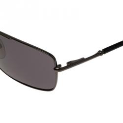 Pre Owned Tom Ford Black Hudson Rectangle Sunglasses