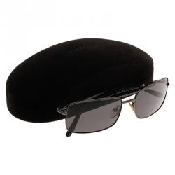 Pre Owned Tom Ford Black Hudson Rectangle Sunglasses