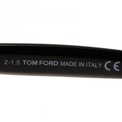 Pre Owned Tom Ford Black Juliet Round Sunglasses 