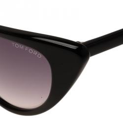 Pre Owned Tom Ford Black Nikita Cat Eye Sunglasses