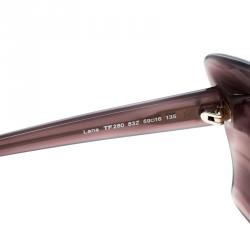 Pre Owned Tom Ford Lilac TF280 Lana Cateye Sunglasses
