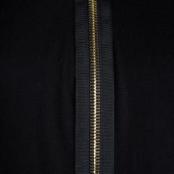 مملوكة مسبقًا Tom Ford Black Knit Zip Detail Cardigan S